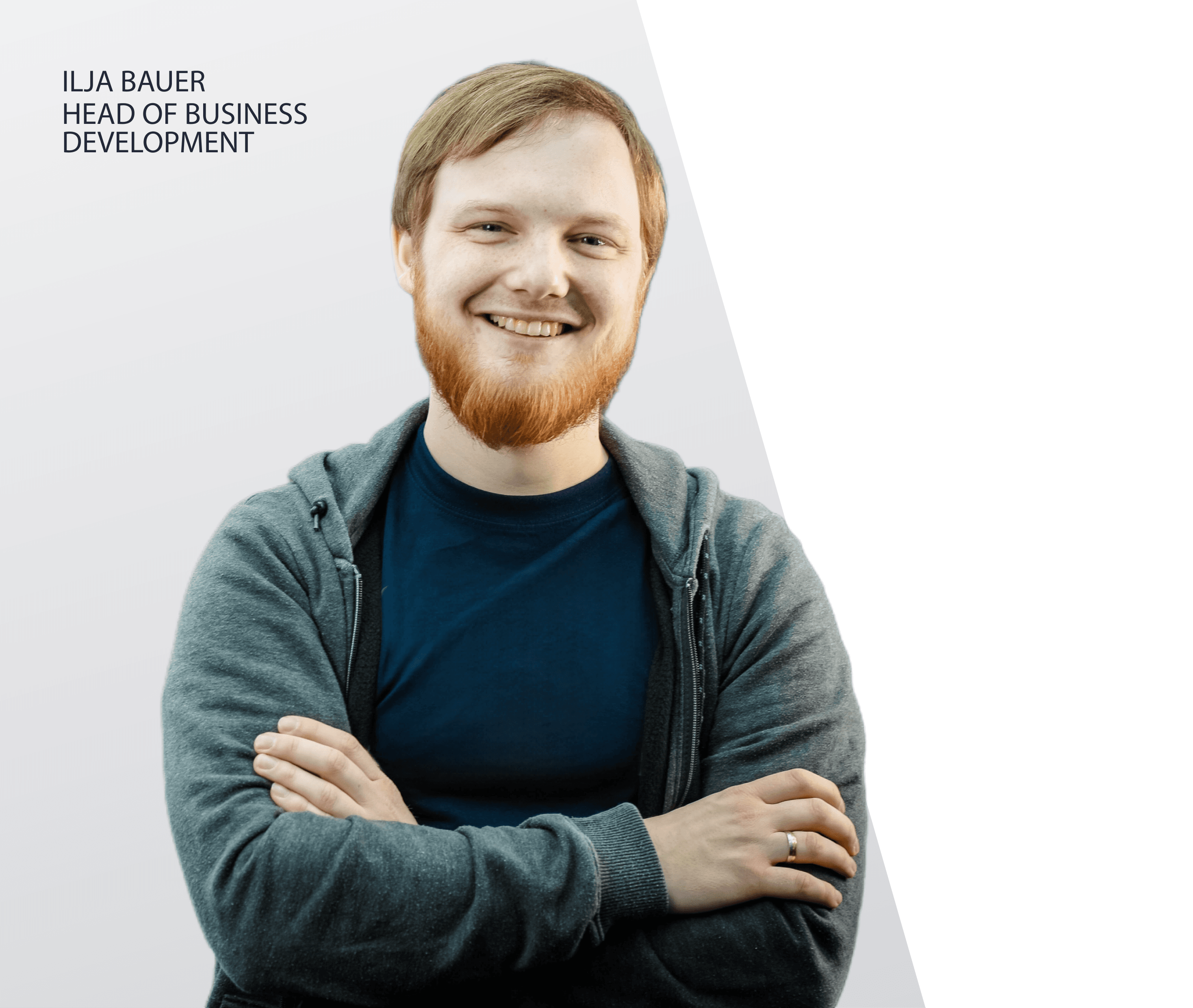 Das Bild zeigt Ilja Bauer, Head of Development bei DevBoost.