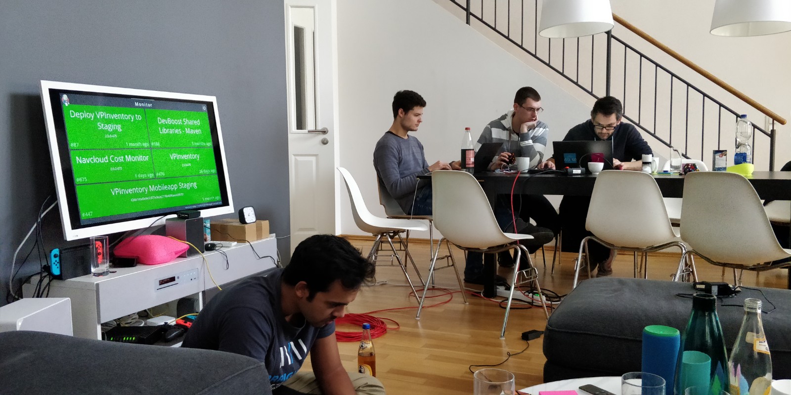 Das DevBoost Team im DevCamp