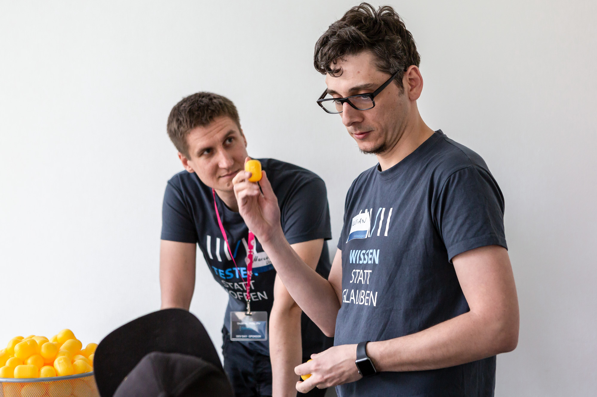 Dr. Christian Wende und Marcel Schiffel als Spielleiter