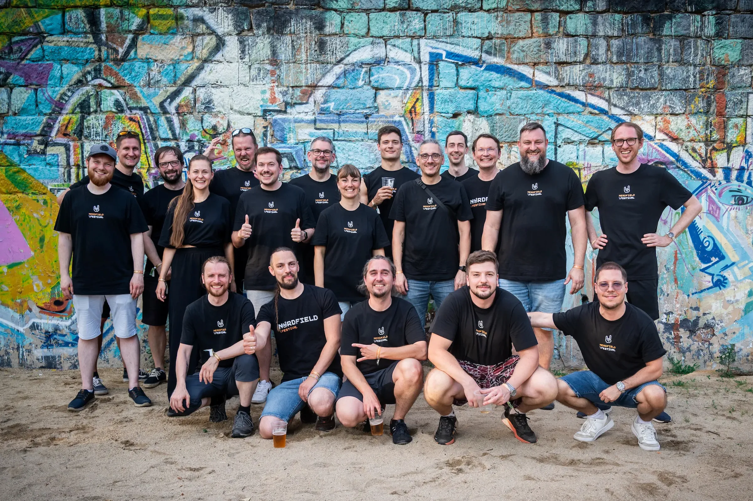 DevBoost Team beim DevBoost Sommerfest Nerdfield 2026