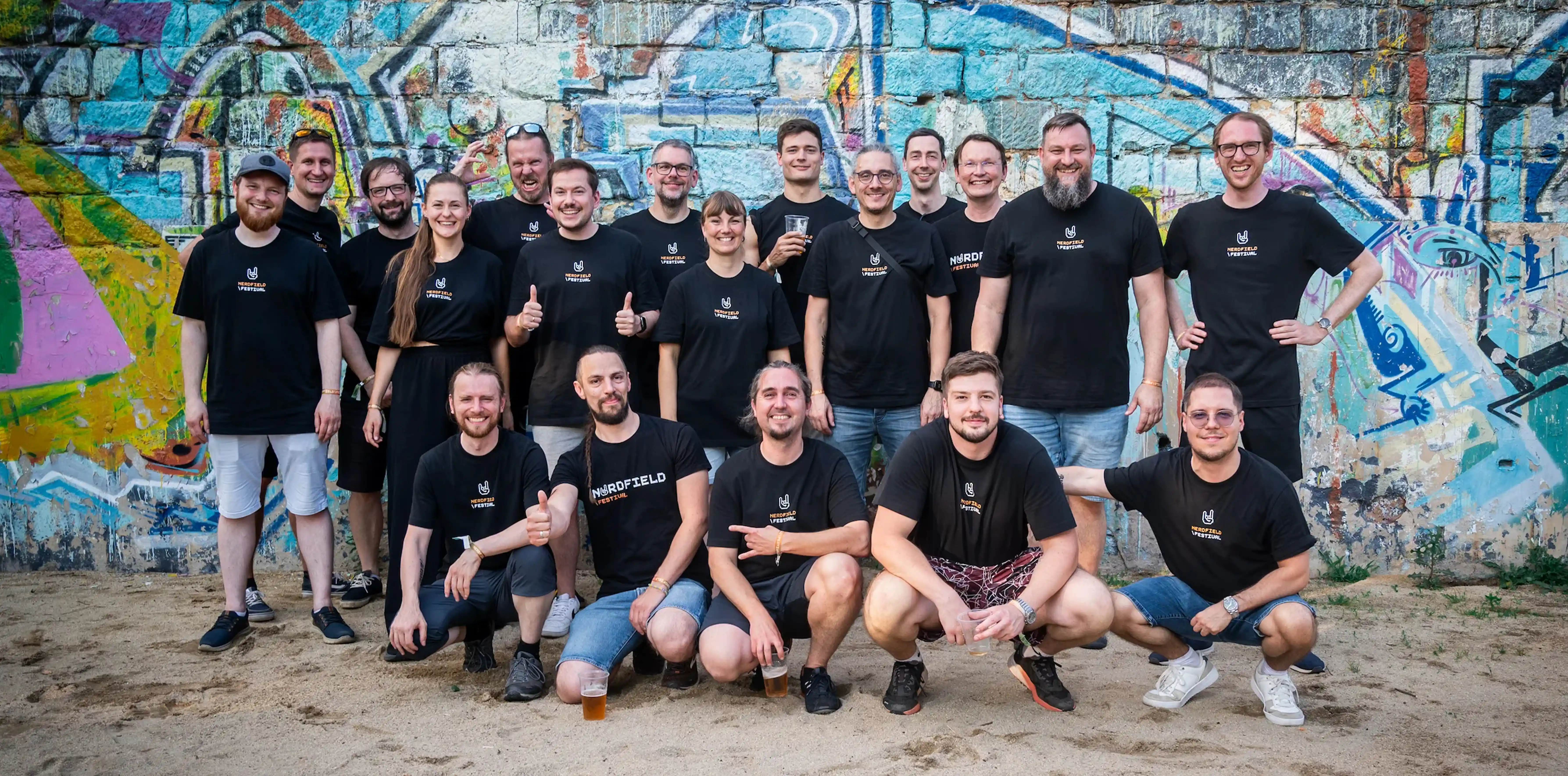 DevBoost Team beim DevBoost Sommerfest Nerdfield 2026